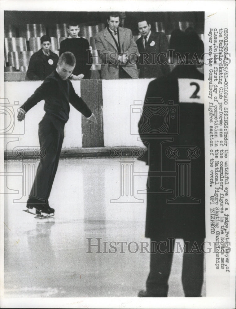 1961 Press Photo Peter Meyer, Buffalo Skating Club - RRW39763 - Historic Images