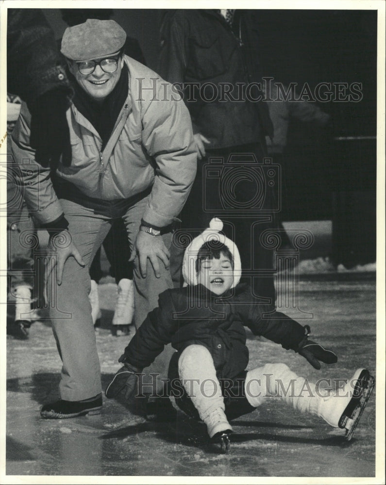 1986 Press Photo Ice Skating - RRW39805 - Historic Images