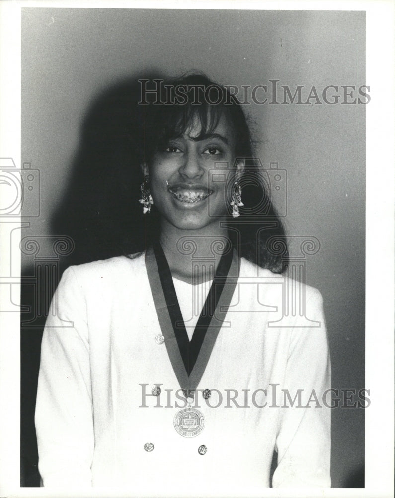 1989 Press Photo Michelle Walker NAACP ACT-So Awards - RRW39845 - Historic Images