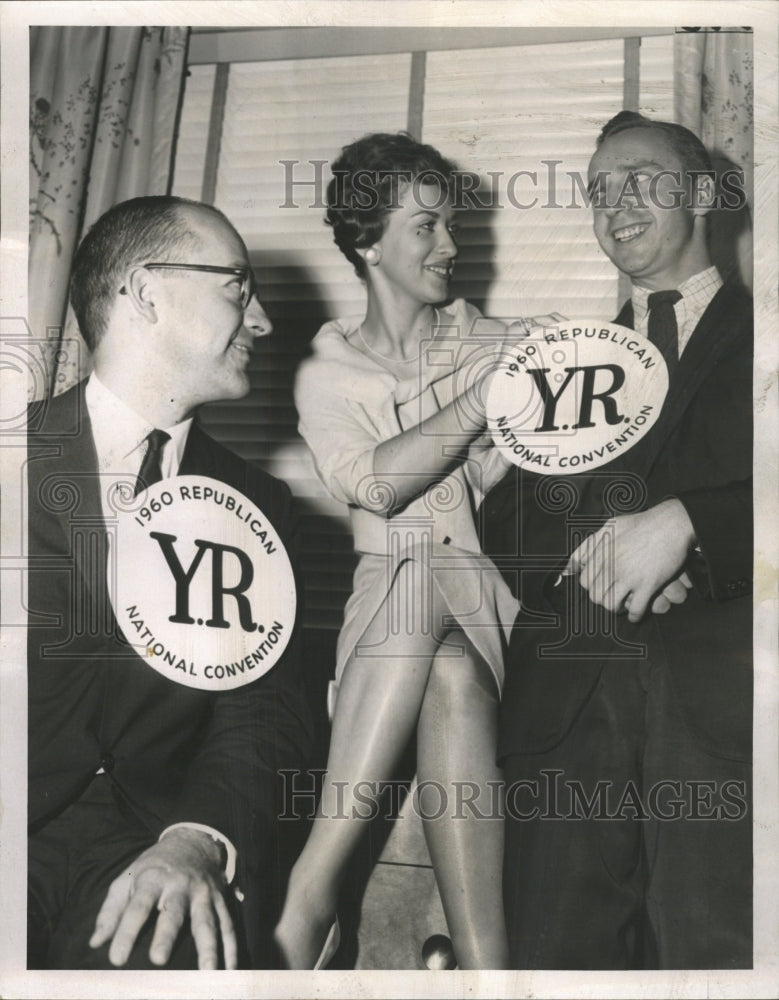 1960 Press Photo Young Republicans Conrad Hilton Hotel - RRW39887 - Historic Images