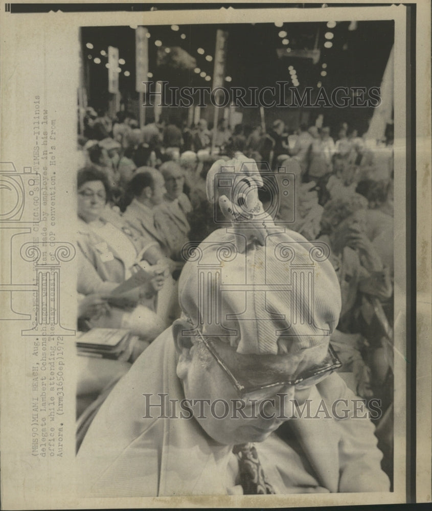 1972 Press Photo Republican Party National Convention - RRW39941 - Historic Images