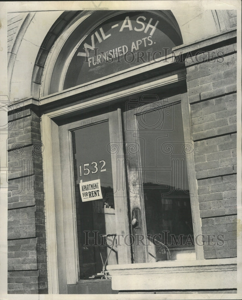 1951 Press Photo Apartment For Rent Building Wilson - RRW39997 - Historic Images