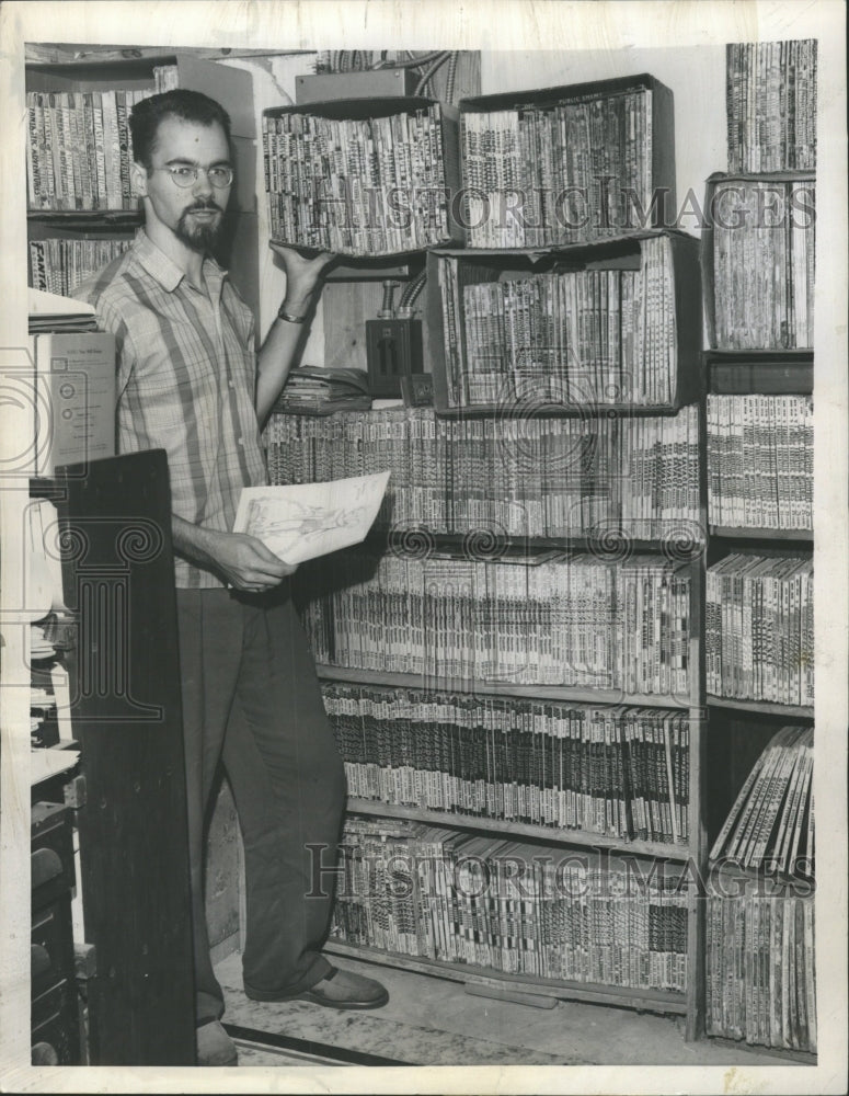 1957 Press Photo Book Yearning - RRW40047 - Historic Images