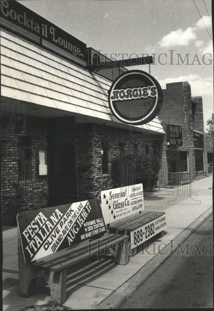 1986 Press Photo Hoagies Restaurant - RRW40137 - Historic Images