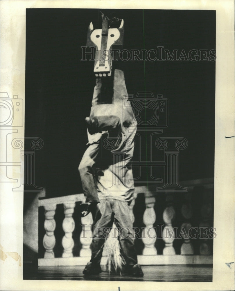 1974 Press Photo Joffrey Ballet production of &quot;Parade&quot; - RRW40293 - Historic Images