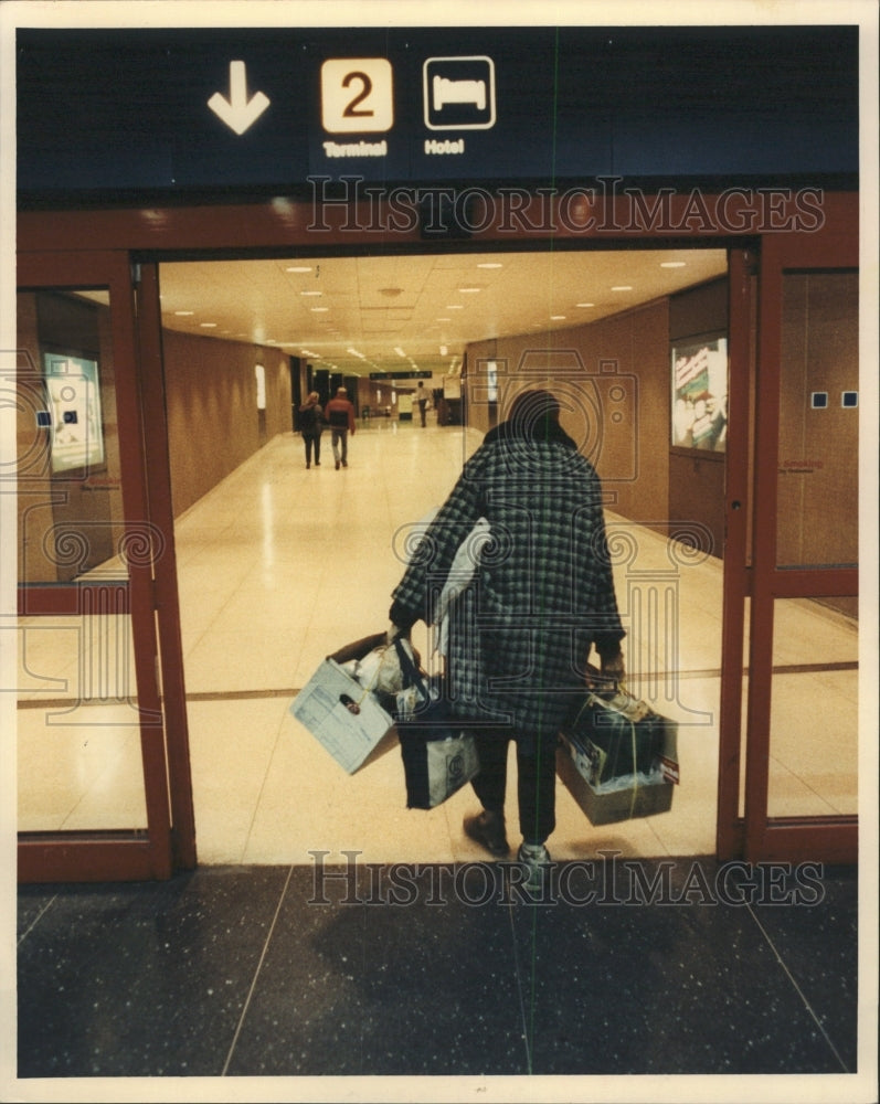 1990 Press Photo Chicago Area Homeless People - RRW40495 - Historic Images