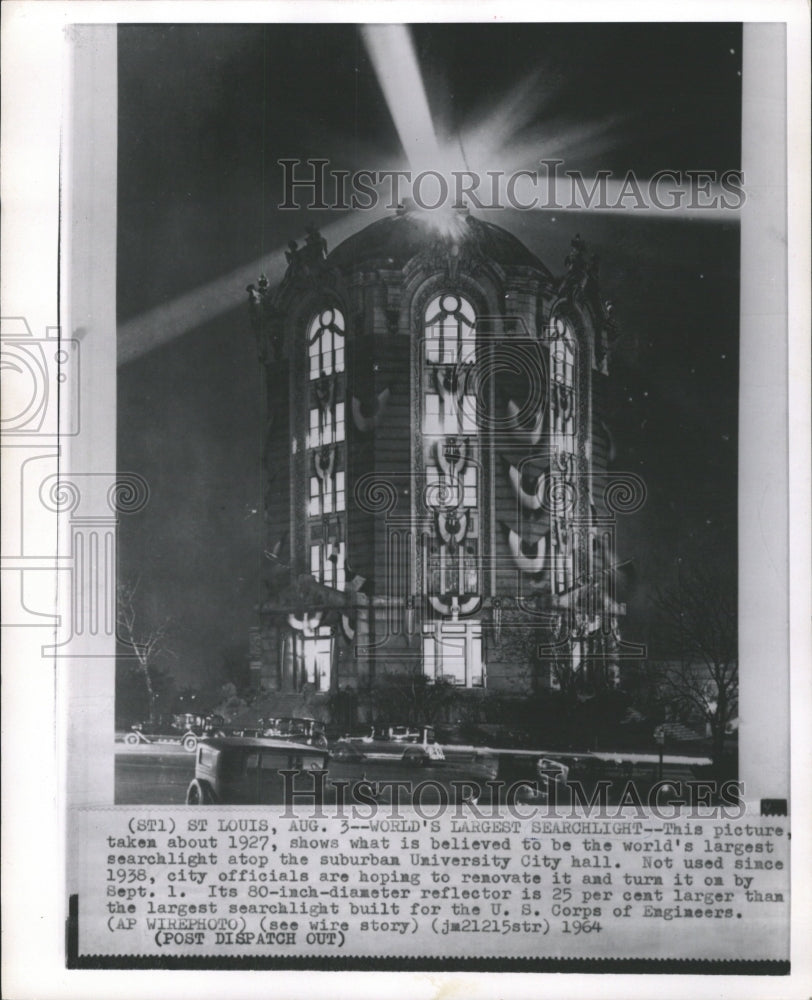 1964 Press Photo University World Largest Searchlight - RRW40933 - Historic Images