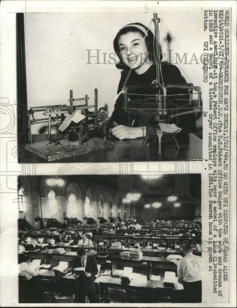 1954 Press Photo Washington DC American Idom Patents - RRW41039 - Historic Images