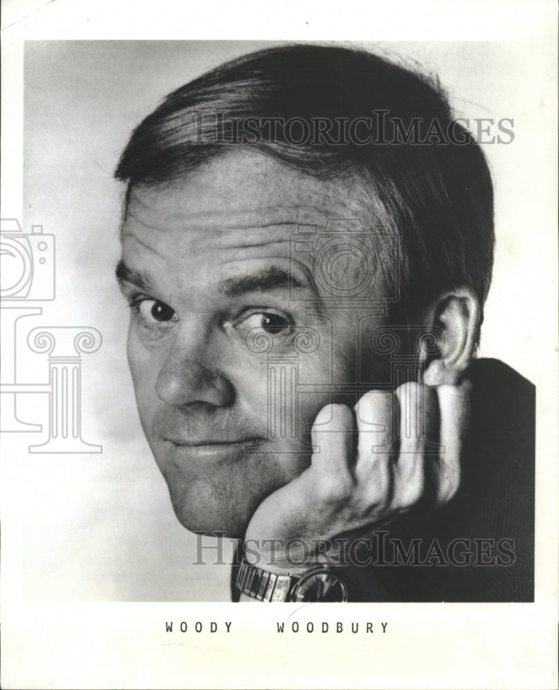 1972 Press Photo Woody Woodbury American Comedian Host - RRW41169 - Historic Images