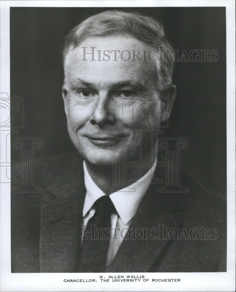 1972 Press Photo Allen Chancellor University Rochester - RRW41289 - Historic Images