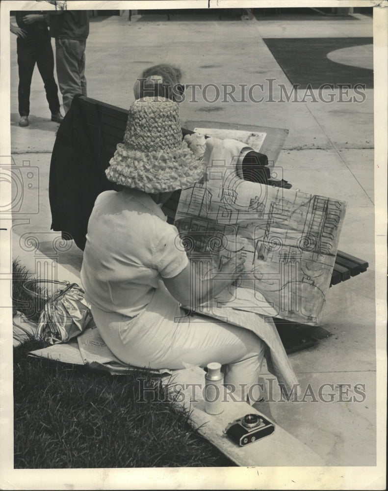 1963 Press Photo Aneta TownsleyRosa Epstein Carl Burton - RRW41431 - Historic Images