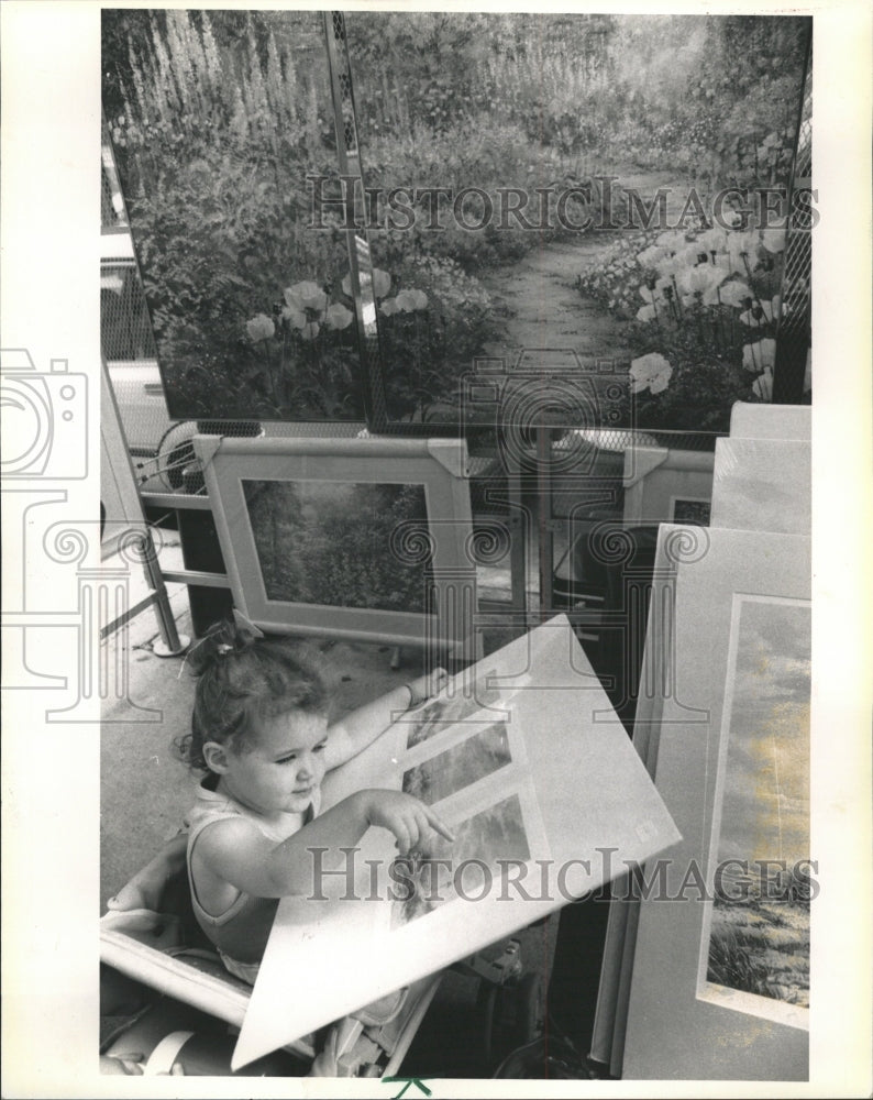 1989 Press Photo Gold Coast Art Fair Chicago Area - RRW41443 - Historic Images