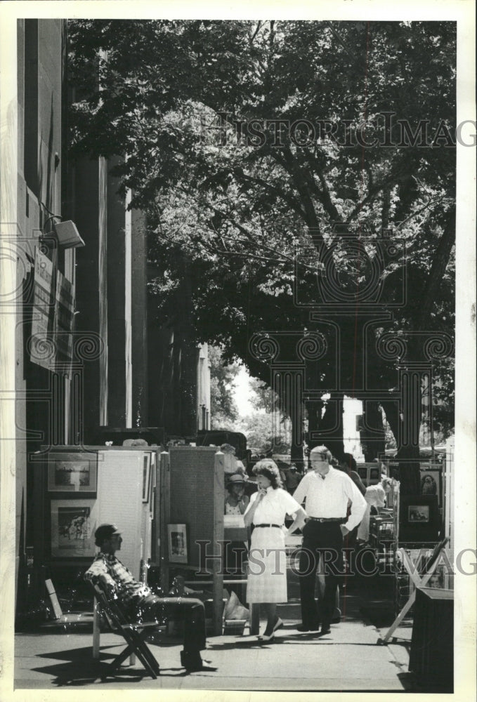 1983 Press Photo Water Tower Arts and Crafts Festival - RRW41599 - Historic Images