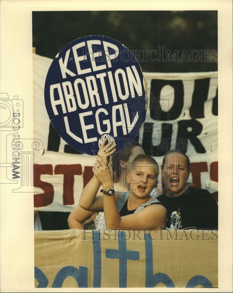 1992 Press Photo Abortion Protests - RRW41803 - Historic Images