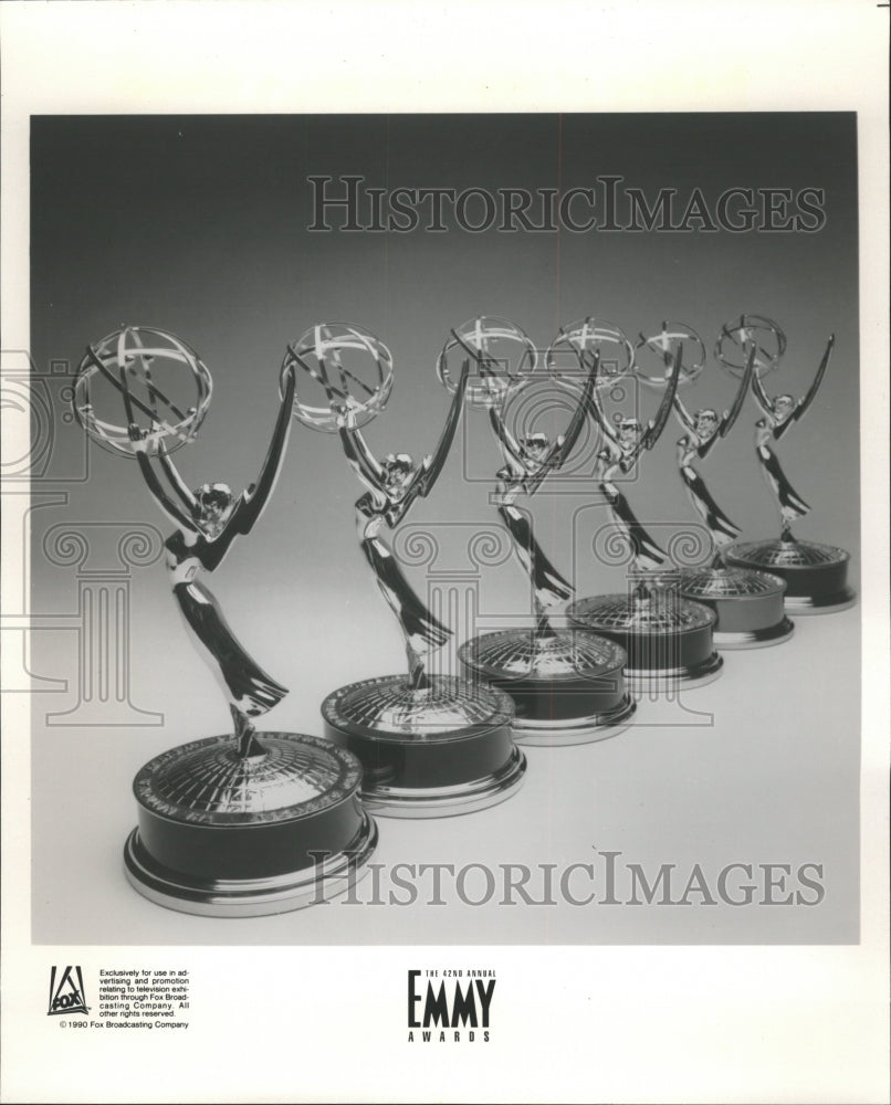 1990 Press Photo 42th Annual Emmy Awards Emmy - RRW41921 - Historic Images