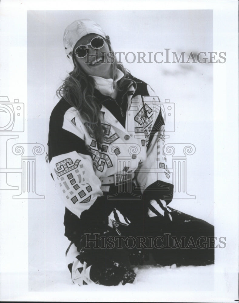 1990 Press Photo Bogner skiing fashion blouson women - RRW42057 - Historic Images