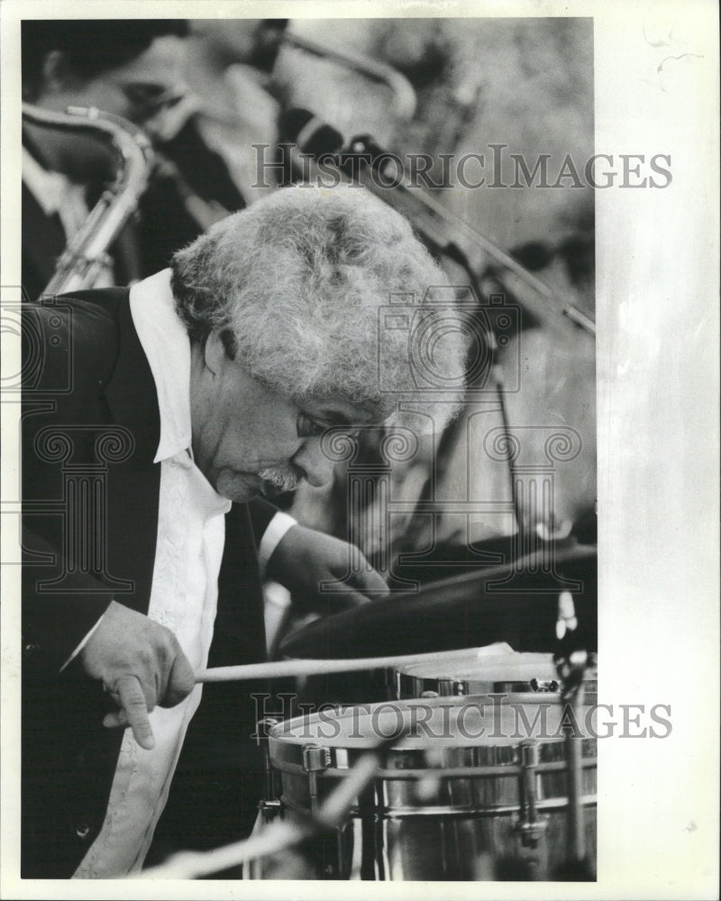 1982 Press Photo Las Caras De Tito Puent Arreglista - RRW42137 - Historic Images