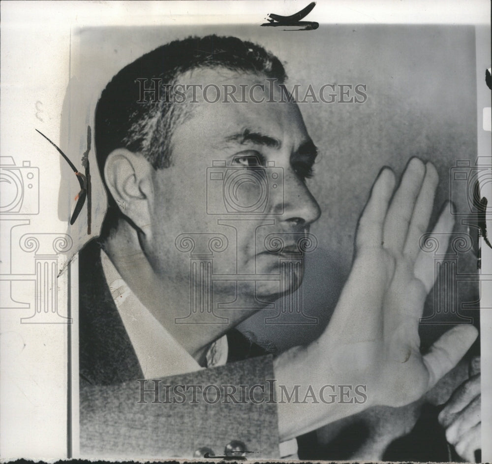 1963 Press Photo Aldo Moro Christian Democratic Party - RRW42399 - Historic Images