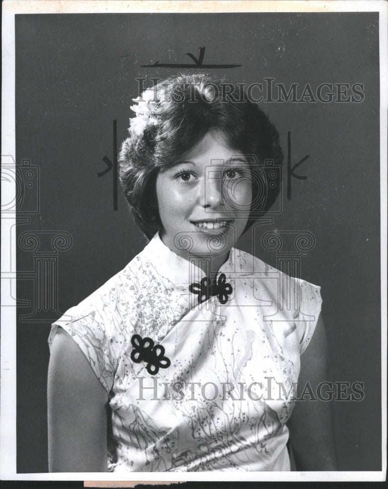 1977 Press Photo Terri Ann Moy Chinese Ethnic Queen - RRW42425 - Historic Images
