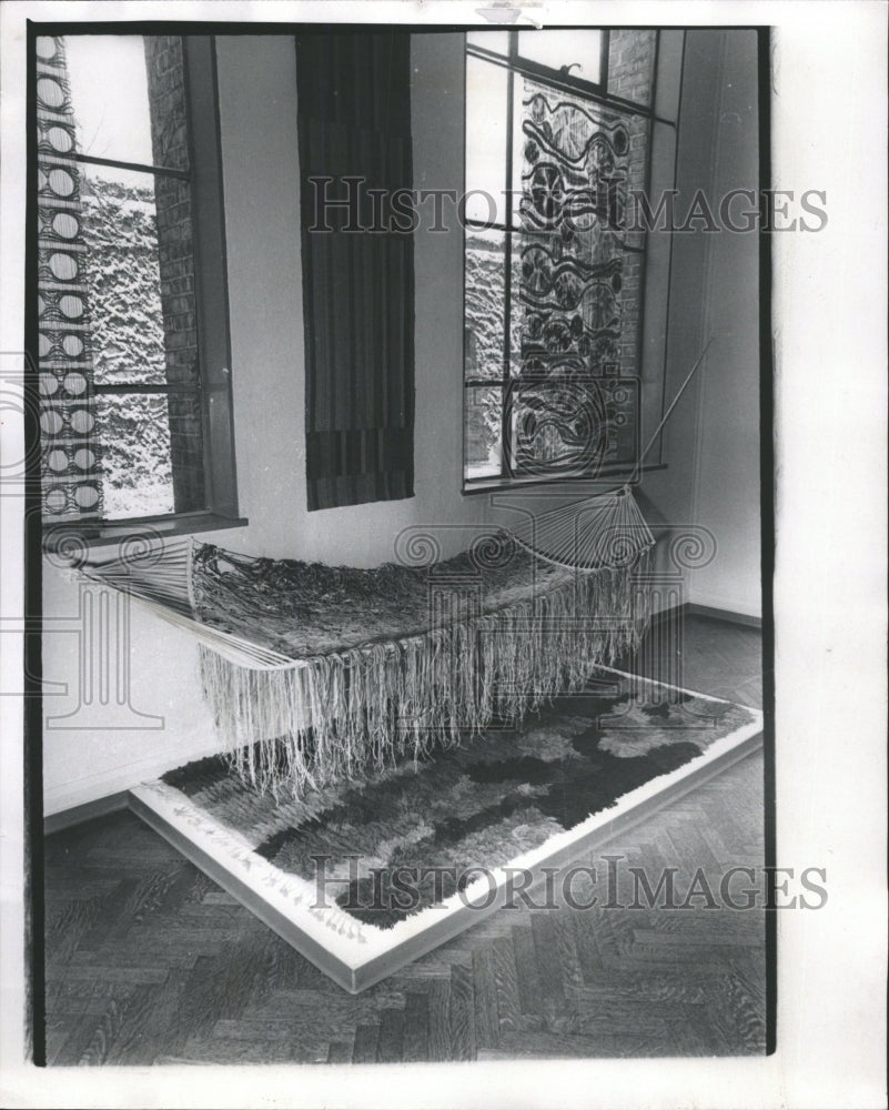 1969 Press Photo Window Tapestries Hammock - RRW42819 - Historic Images