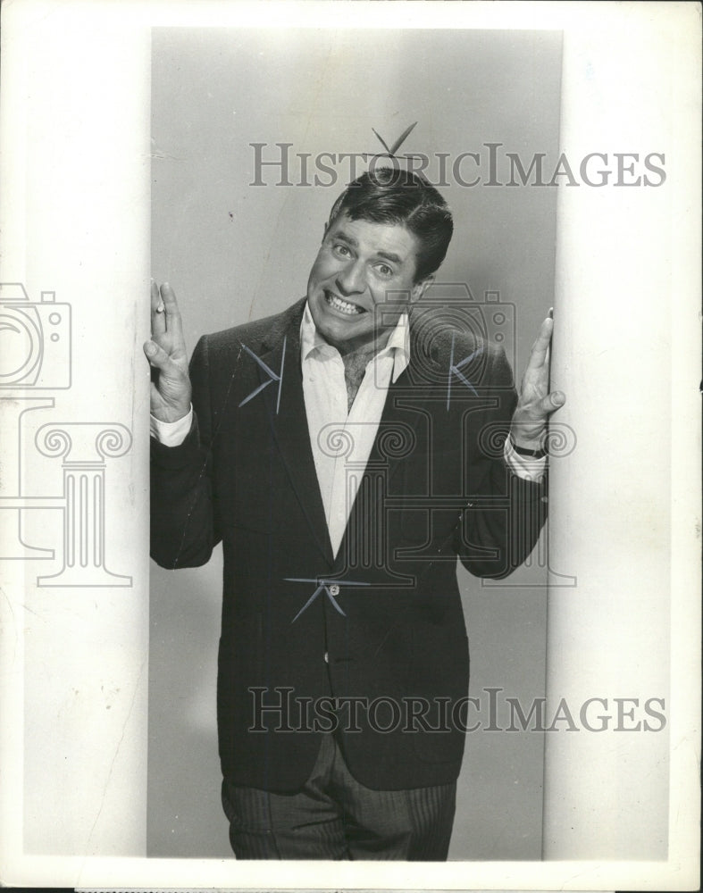 1963 Press Photo Jerry Lewis Jerry Lewis Show ABC TV - RRW42943 - Historic Images