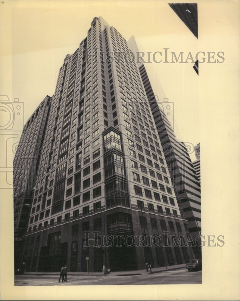 1992 Press Photo Franklin building foreclosure GATX - RRW43043 - Historic Images