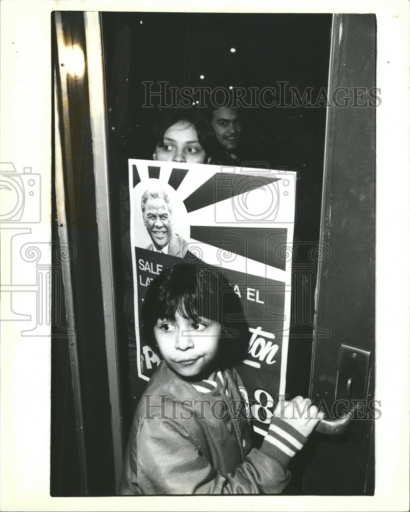 1983 Press Photo UN florin se Querida Washington Prensa - RRW43291 - Historic Images