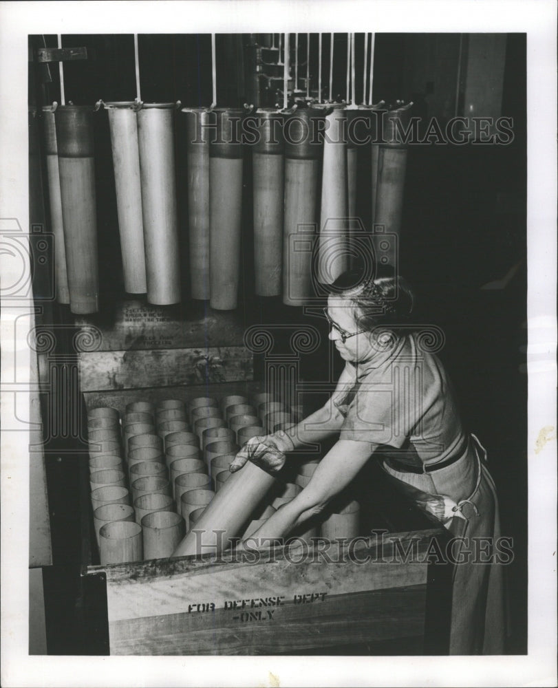 1953 Press Photo Artillery Shell Production Facility - RRW43345 - Historic Images