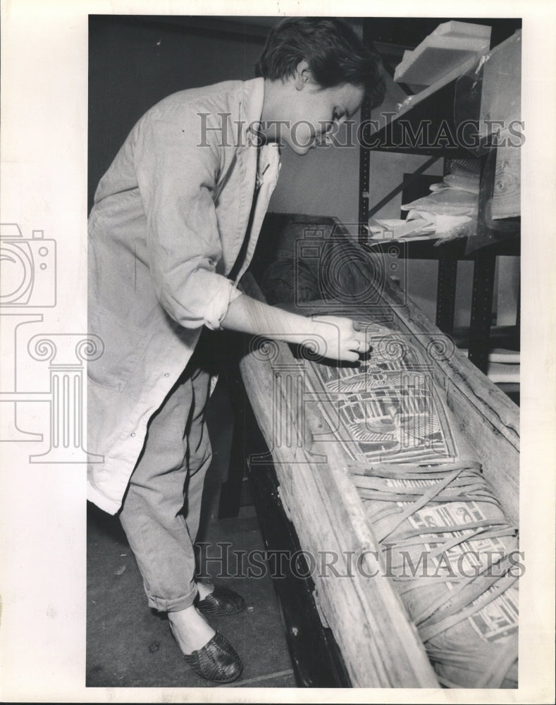 1988 Press Photo Field Museum Natural History Mummy - RRW43585 - Historic Images