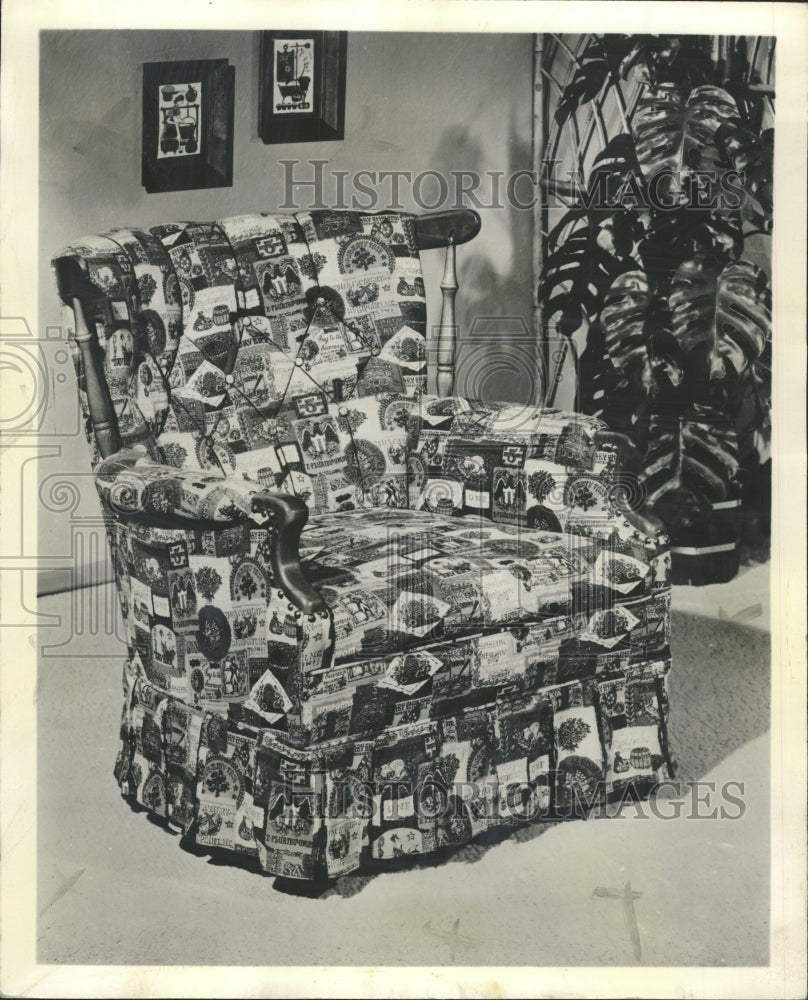 1962 Press Photo Swivel Rocker Early American Furniture - RRW43591 - Historic Images