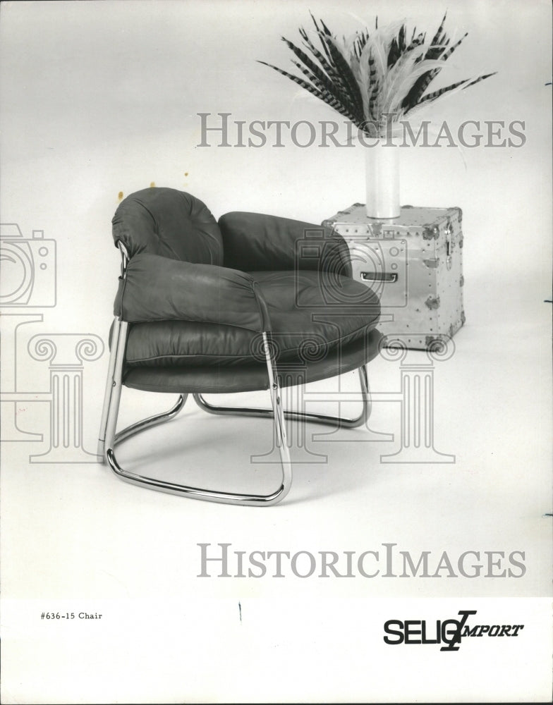 1970 Press Photo FURNITURE CHAIR MILAN - RRW43599 - Historic Images