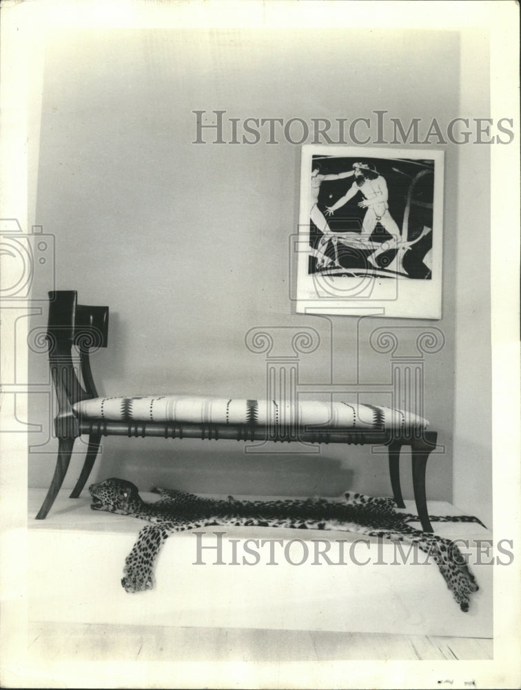 1968 Press Photo Couch Klini Greek Elether Saridis Old - RRW43601 - Historic Images