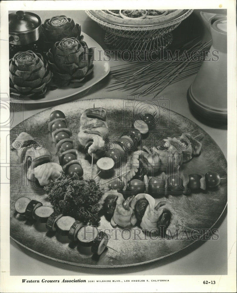 1967 Press Photo Fish Kabobs Grill Shish Graduation - RRW43665 - Historic Images