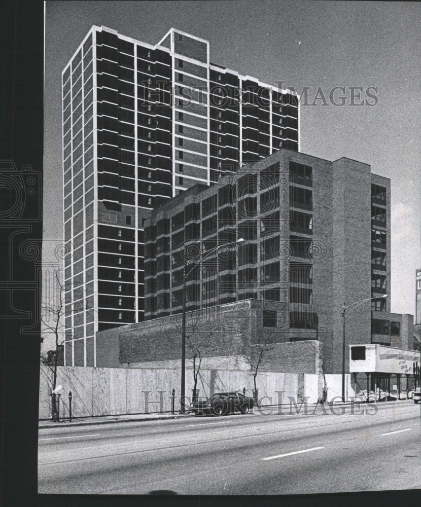 1973 Press Photo Kennelly Square Development - RRW43697 - Historic Images