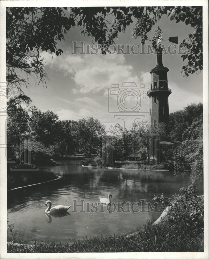 Press Photo Scenic View from Keely Institute Dwight Ill - RRW43709 - Historic Images