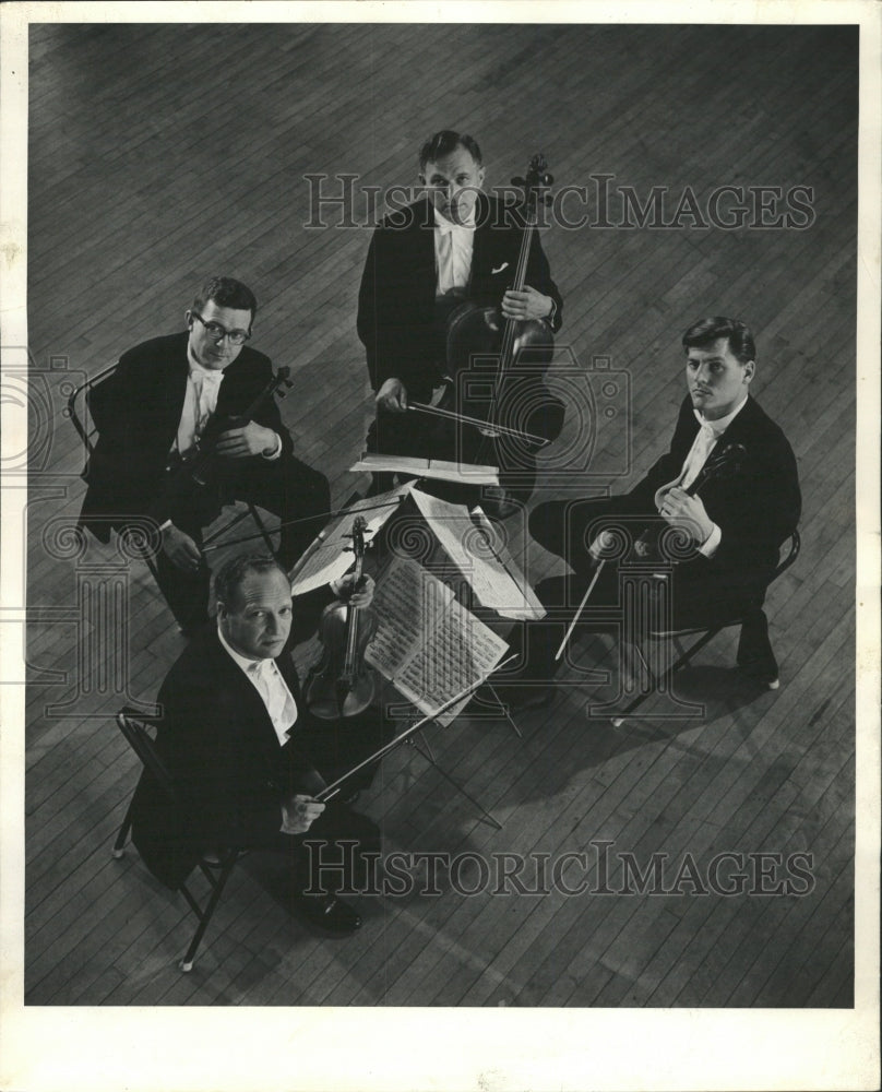 1963 Press Photo Fine Arts Quartet Chamber Music Mich - RRW43869 - Historic Images