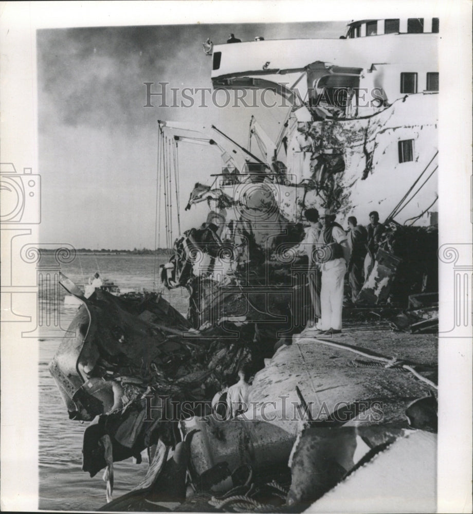 1960 Press Photo Mississippi RIver Crash of Alcoa - RRW43993 - Historic Images