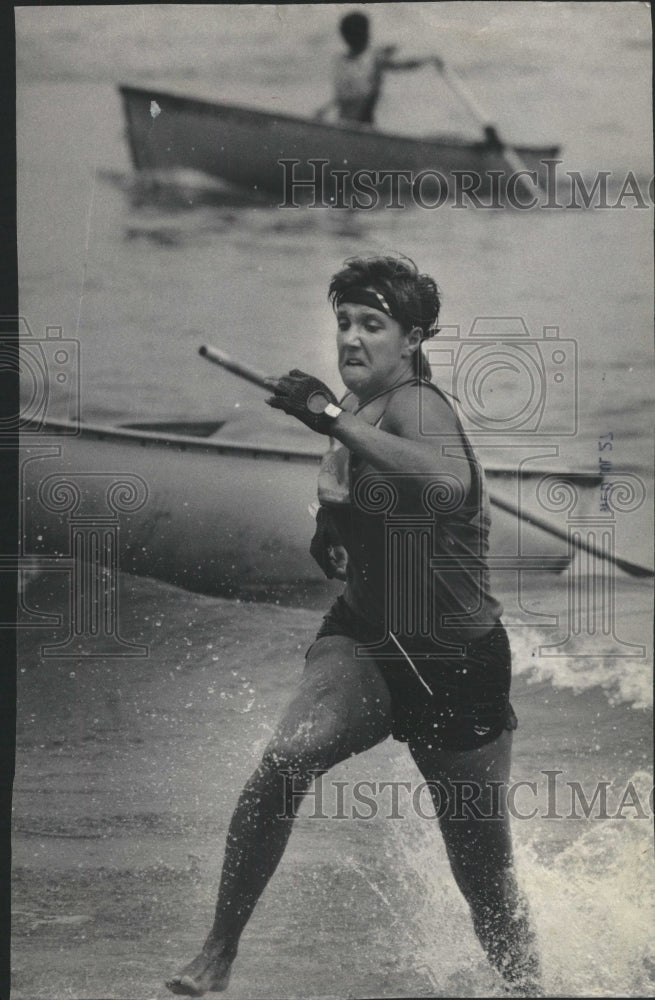 1986 Press Photo Women&#39;s Finals Lifeguard - RRW44197 - Historic Images