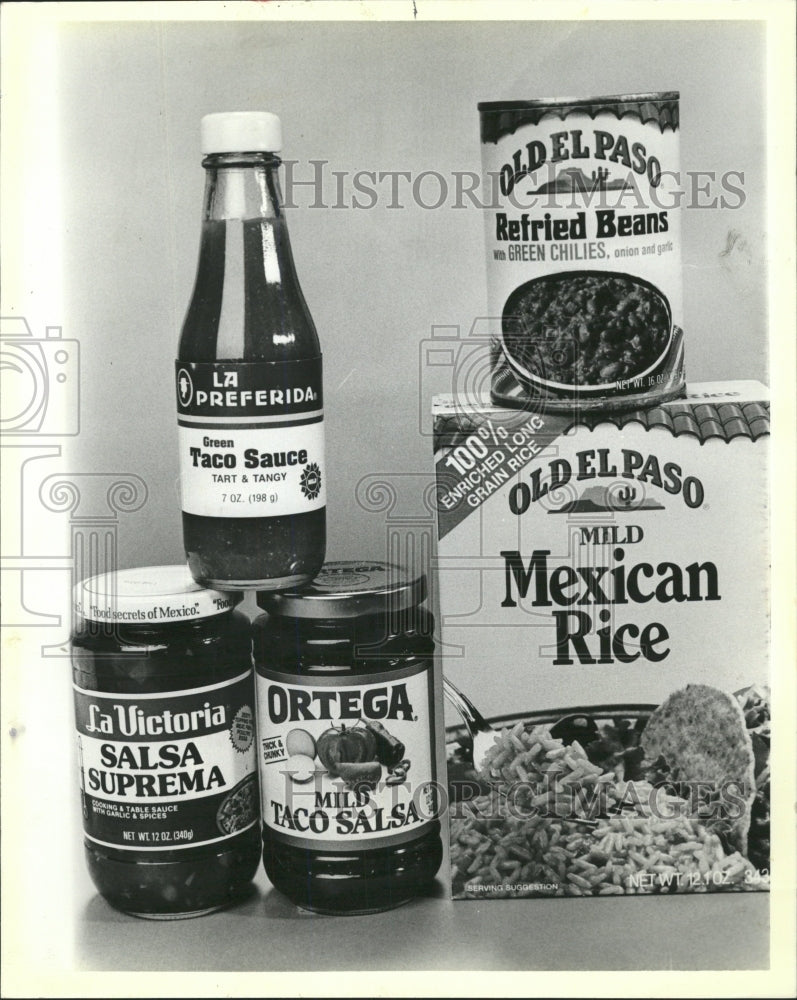 1985 Press Photo Product Food Mexican - RRW44731 - Historic Images