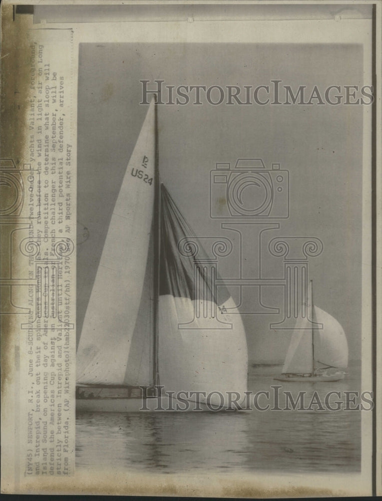 1970 Press Photo Valiant sailboat - RRW44829 - Historic Images