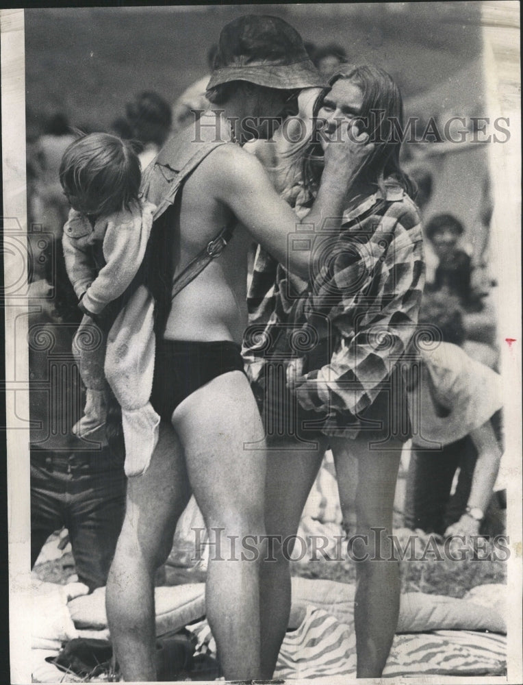 1970 Press Photo Kickapoo Creek Outdoor Rock Festival - RRW45085 - Historic Images