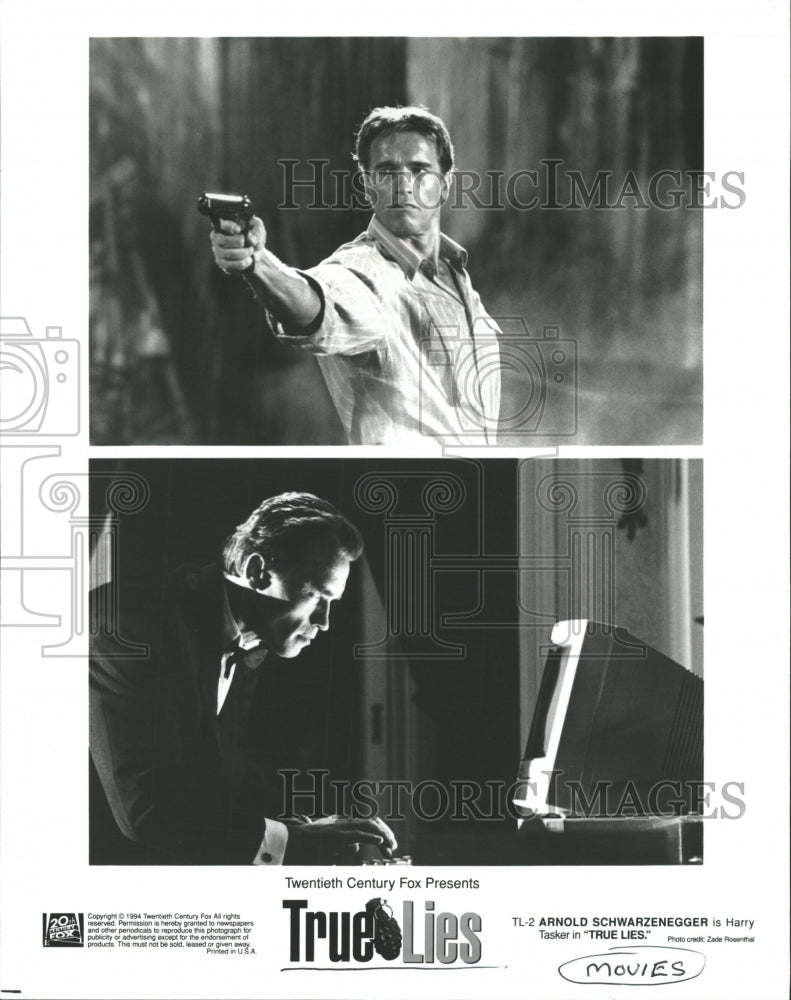 1994 Press Photo True Lies Film Actor Schwarzenegger - RRW45353 - Historic Images