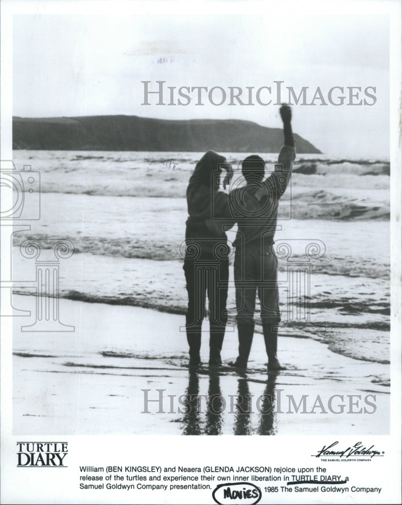 1986 Press Photo Turtle Diary Ben Kingsley Jackson - RRW45421 - Historic Images