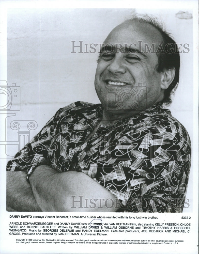 1988 Press Photo Danny DeVito Twins - RRW45571 - Historic Images