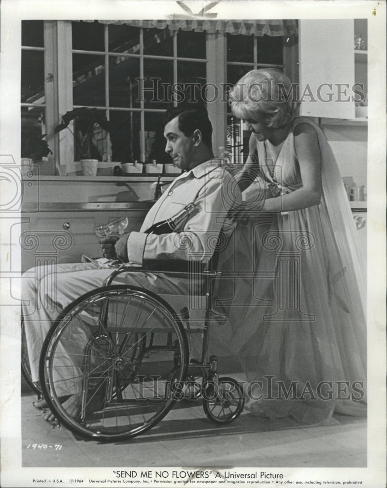 1964 Press Photo Doris Day and Rock Hudson Co-Star - RRW45677 - Historic Images