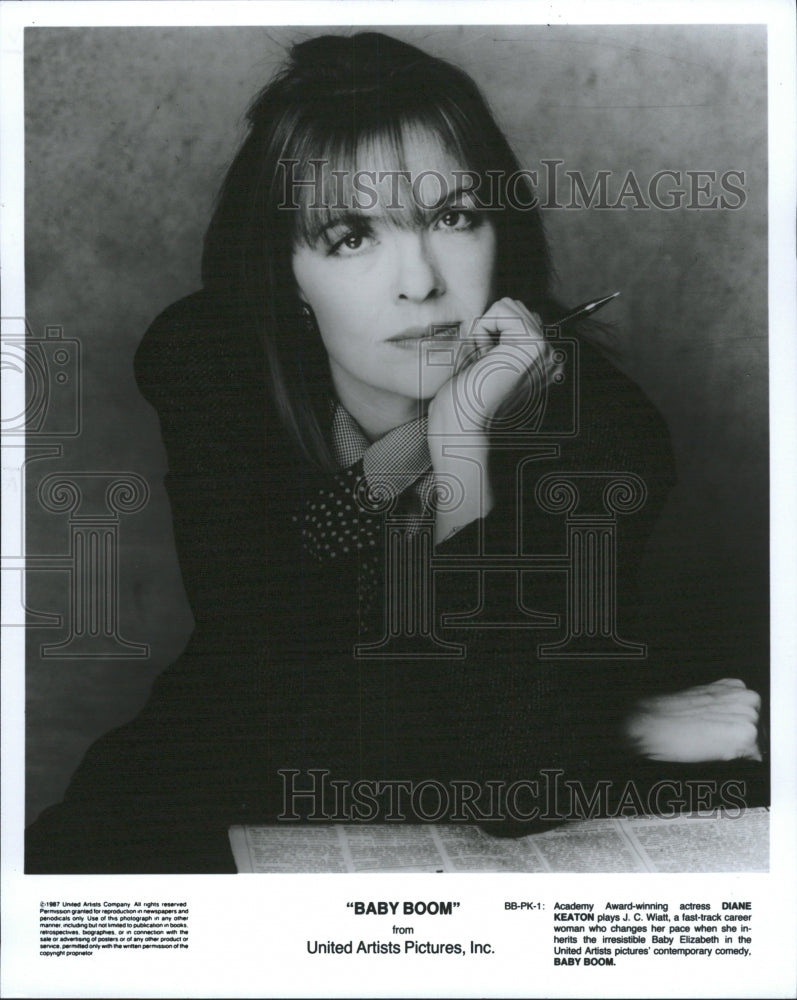 1988 Press Photo DIANE KEATON AMERICAN ACTRESS DIRECTOR - RRW45773 - Historic Images