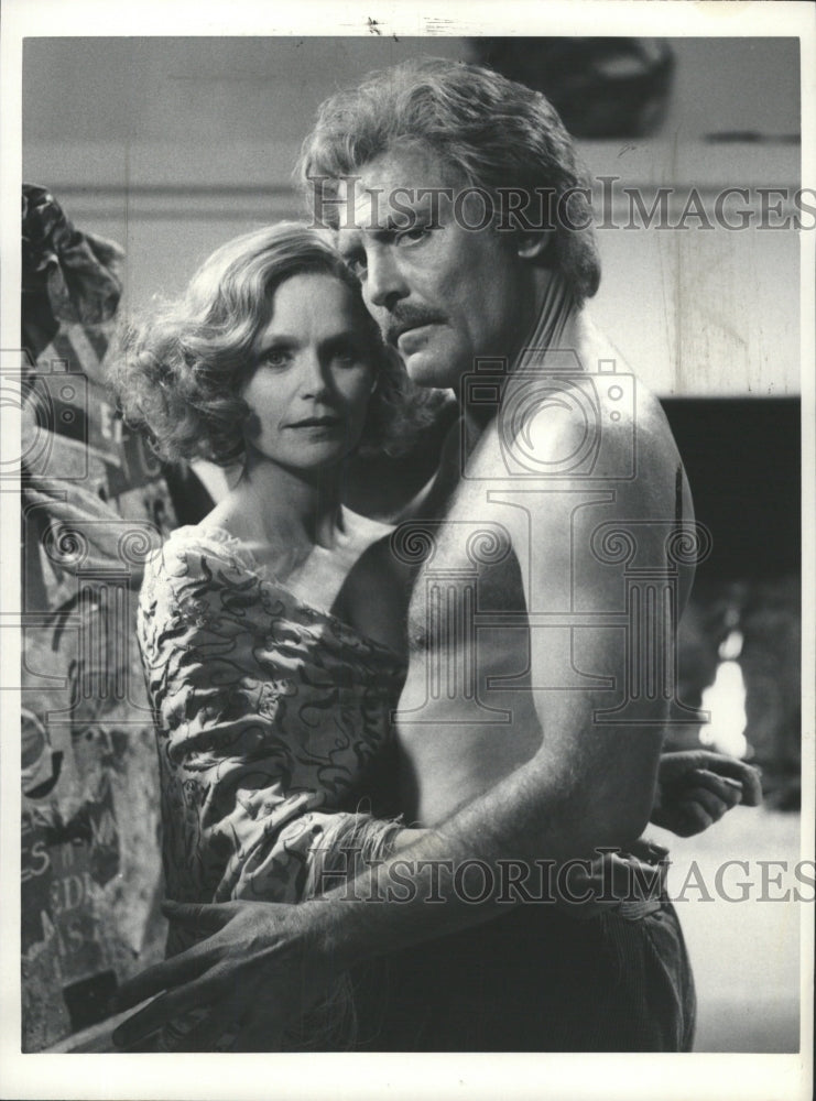 1986 Press Photo Lee Remick Stacy Keach - RRW45787 - Historic Images