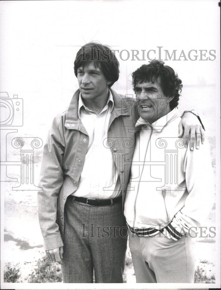 1982 Press Photo Actor Michael Brandon With Another Man - RRW46017 - Historic Images