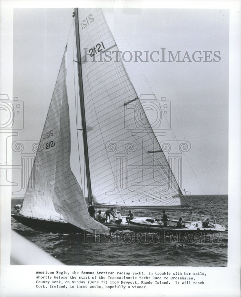 1969 Press Photo American Eagle Has Trouble in Race - RRW46167 - Historic Images