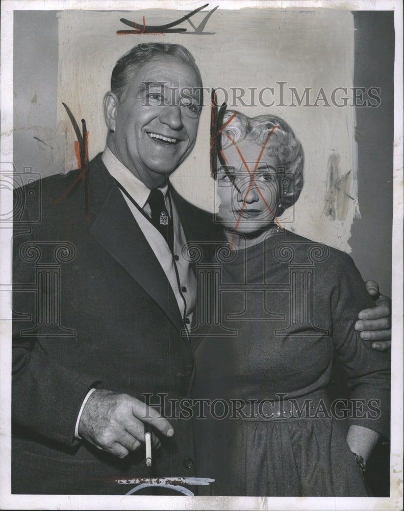 1958 Press Photo Francis X. Bushman and Iva Richardson - RRW46209 - Historic Images